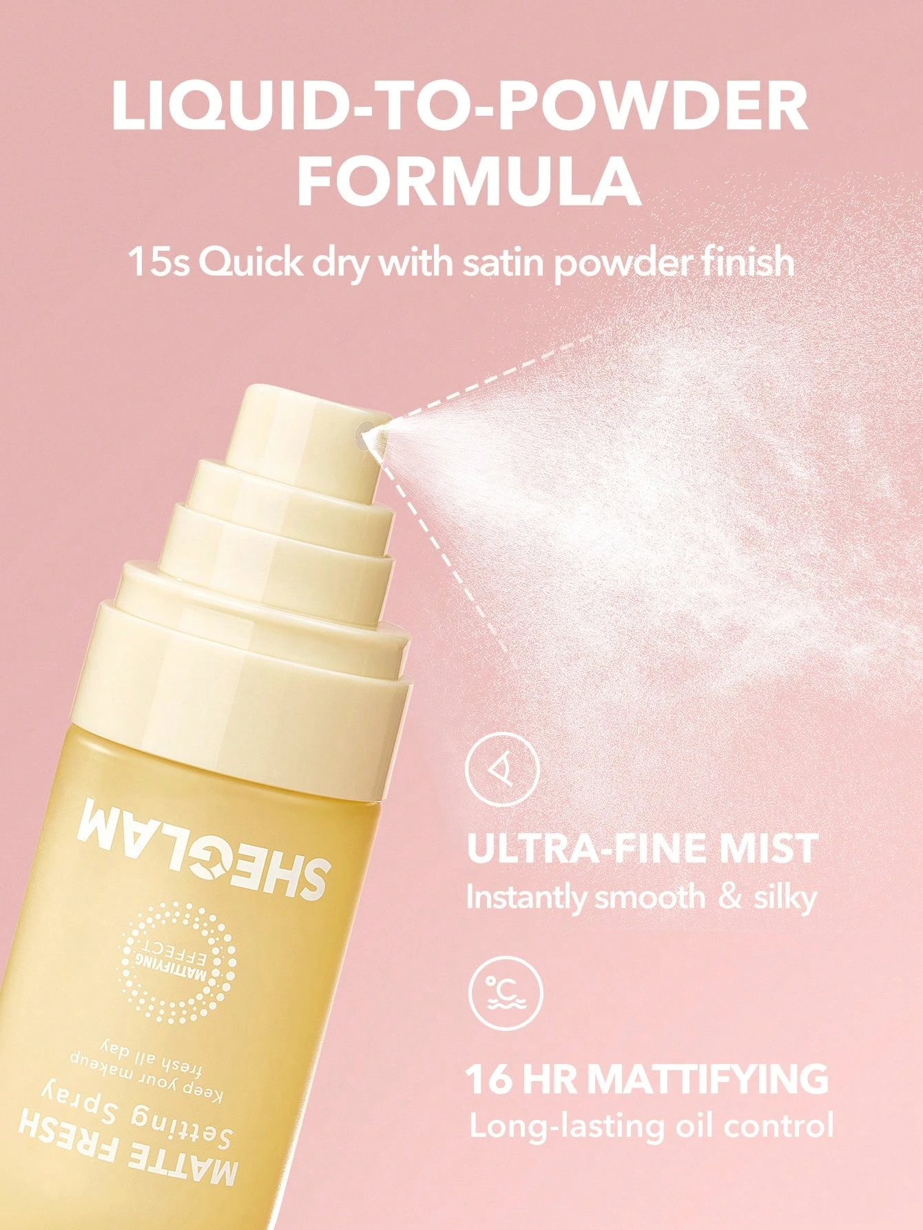  Matte Fresh Setting Spray - Makiyaj üçün Sabitləşdirici Sprey